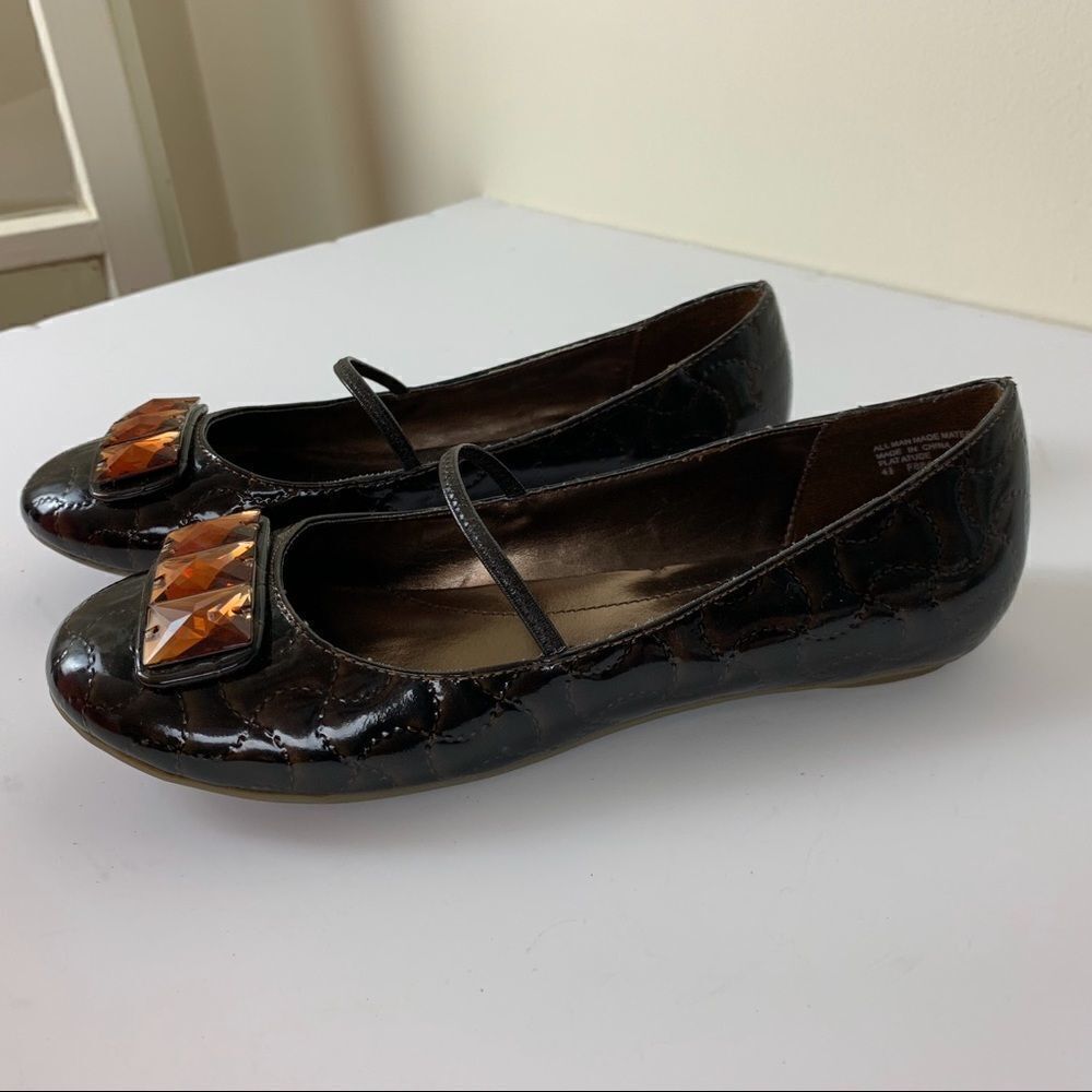 Kenneth Cole Reaction Flat Atude Vegan Ballet‎ Flat Sz 4.5